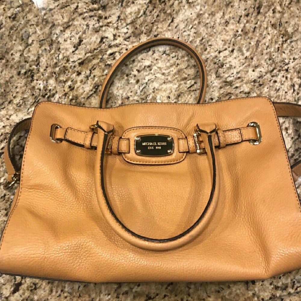 Michael Kors 🍡 Hamilton Cognac Mustard Gold 🍃
